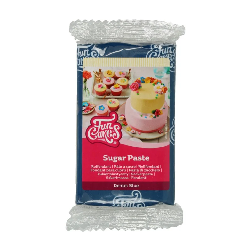 FunCakes Fondant Denim Blue - 250 gram