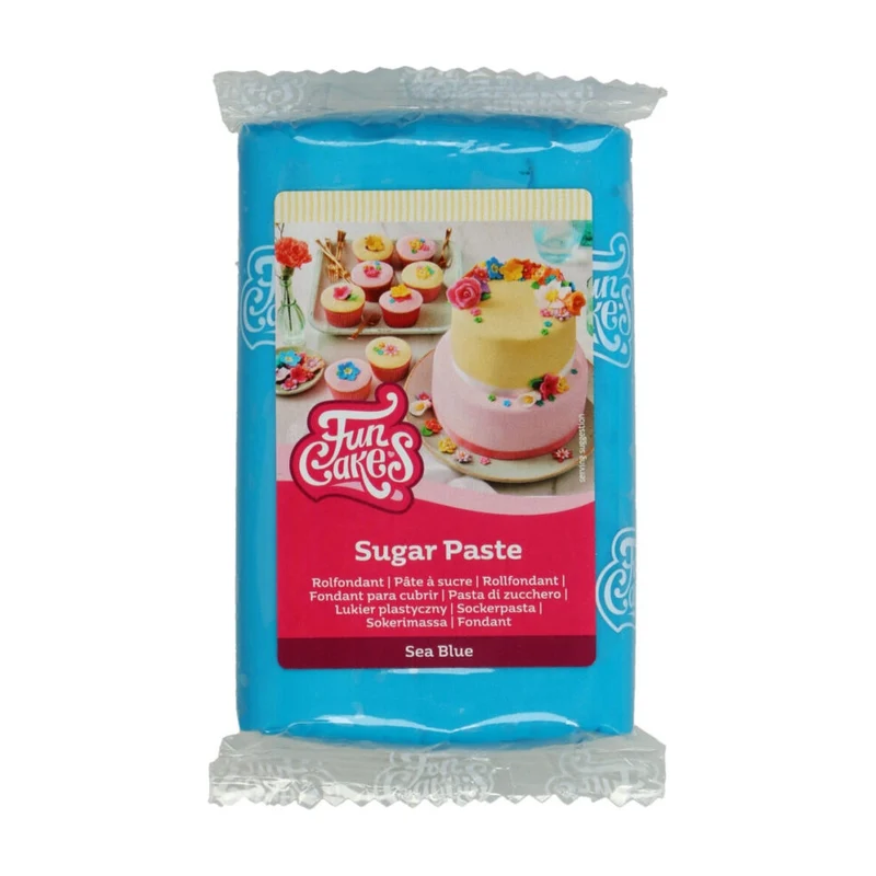 FunCakes Fondant Sea Blue - 250 gram