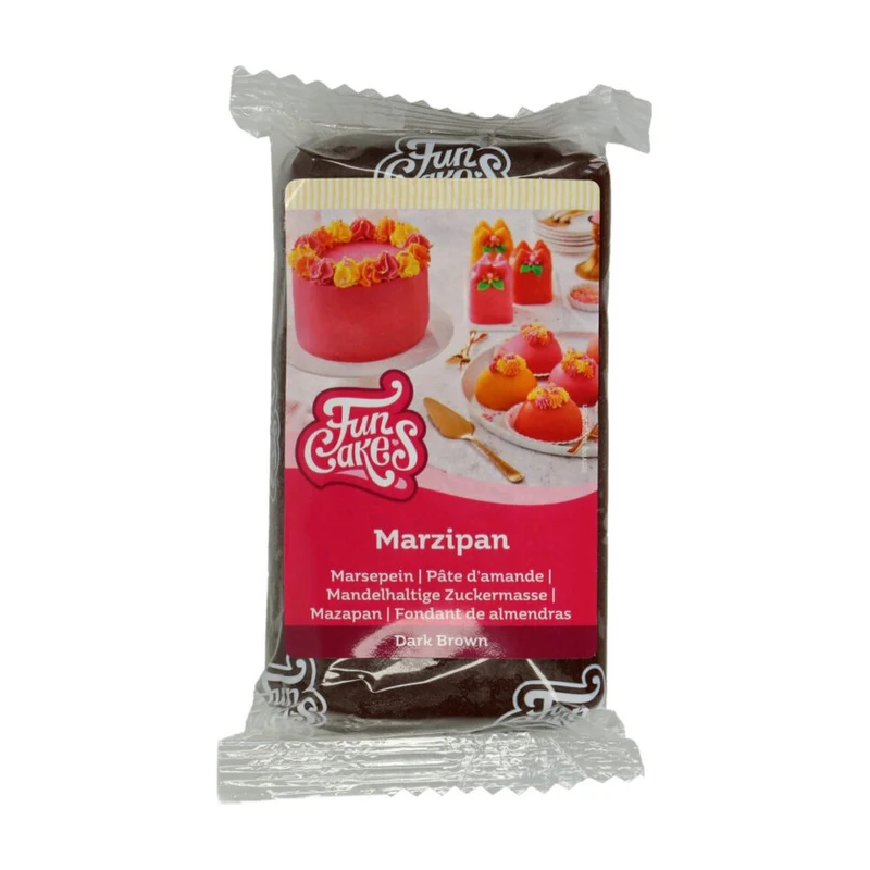 FunCakes Marsepein Dark Brown - 250 gram