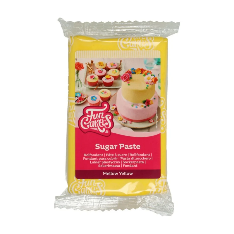 FunCakes Fondant Mellow Yellow - 250 gram