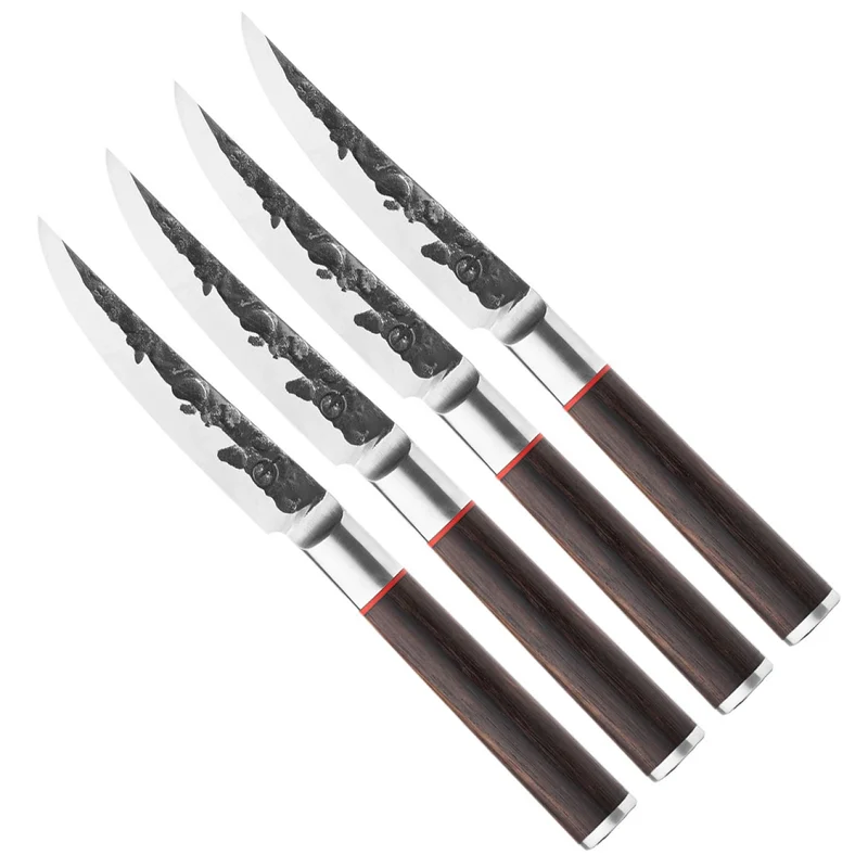 Forged Sebra Steakmessen 4-delig