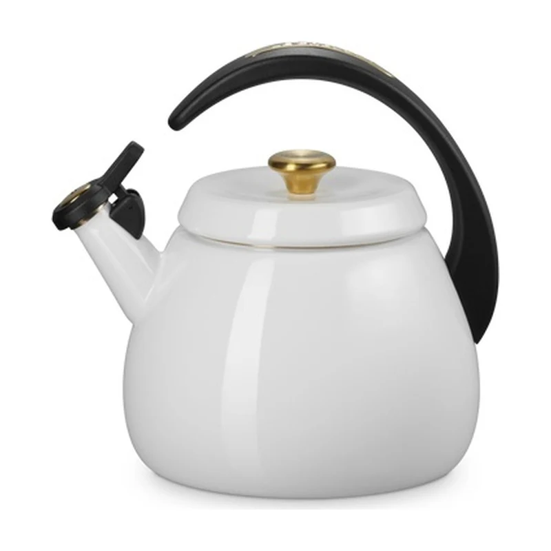 Le Creuset Cloche Fluitketel Wit/Goud - 2,1 liter