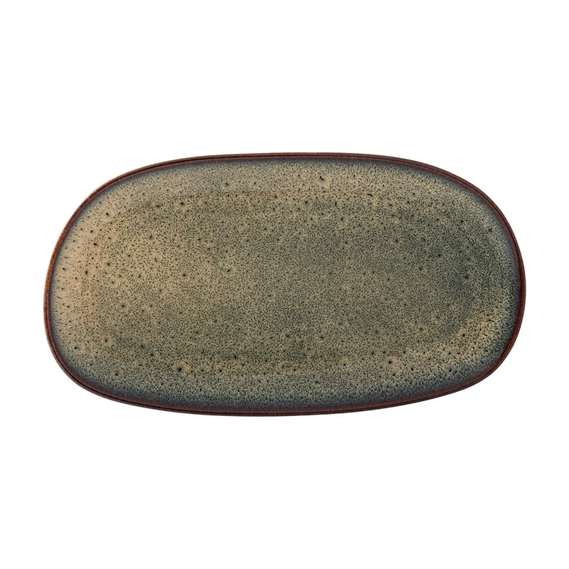 Casa Alegre Shangri-la Serveerschaal Driehoekig Donker - 25 x 19 cm