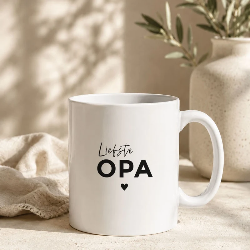 Mok Liefste Opa - Met Naam Te Personaliseren