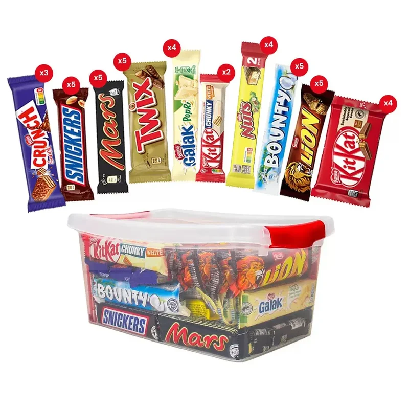 Mars & Nestlé chocoladerepen mix - 42 stuks - 1914g