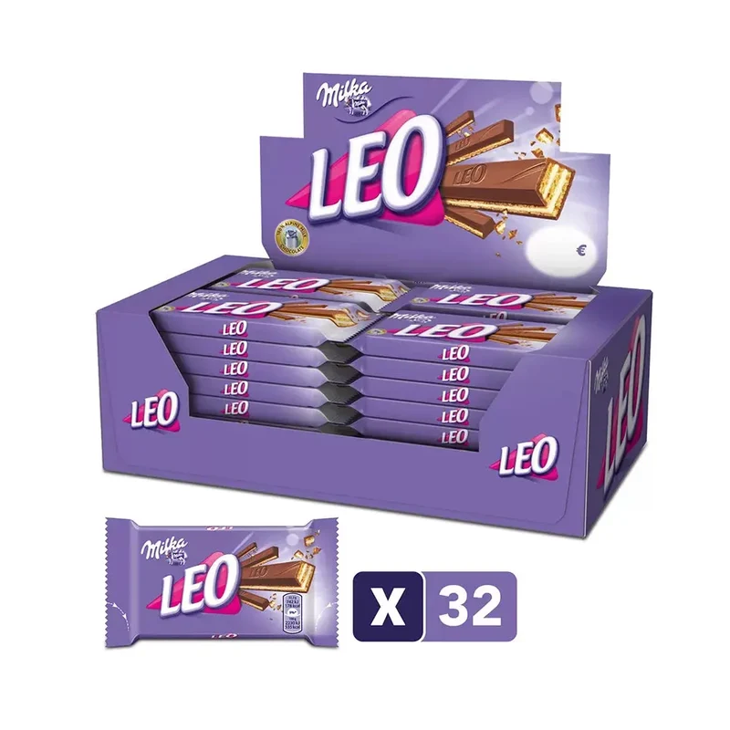 Milka Leo chocoladetabletten melk - 32 stuks - 1056g