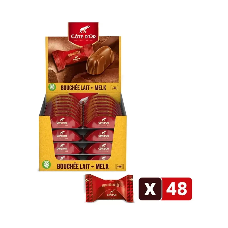 Côte d’Or Bouchée melk chocolaatjes - 48 stuks - 1200g