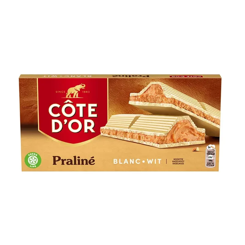 Côte d'Or chocoladetablet praliné wit - 200g