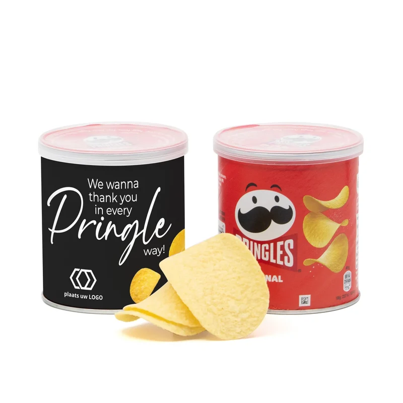 Pringles chipsblikje met eigen wikkel - Vrijwilliger