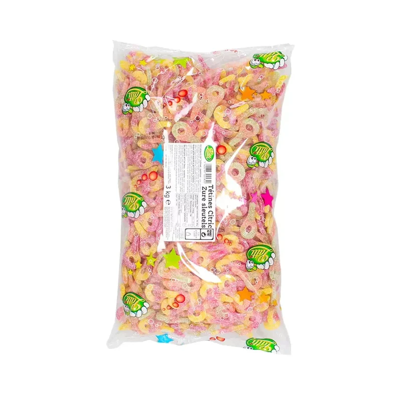 Lutti Zure sleutels - zuur snoep grootverpakking - 3kg
