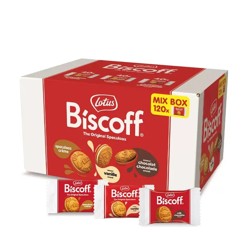 Lotus Biscoff horeca mix box - 120 stuks