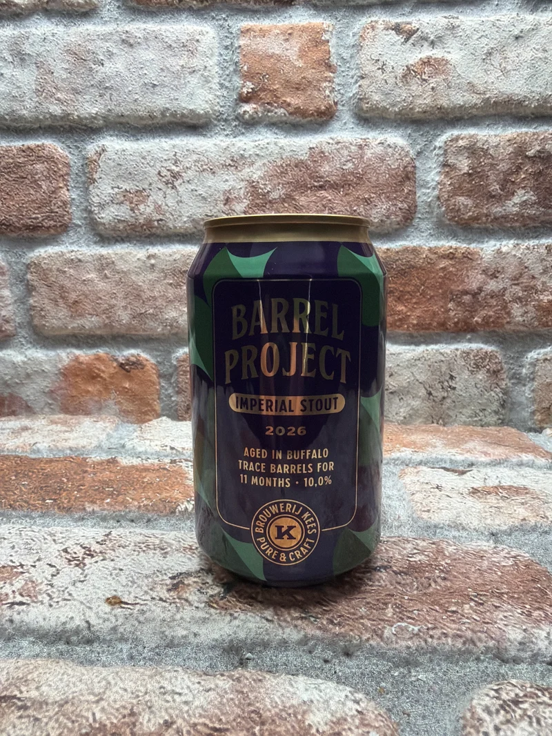 Brouwerij Kees Barrel Project 2026 Imperial Stout Aged In Buffalo Trace Barrels For 11 Months - 33 CL