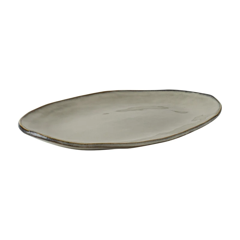 Dutch Rose Organic Serveerschaal Ovaal Crème - 34 x 23 cm