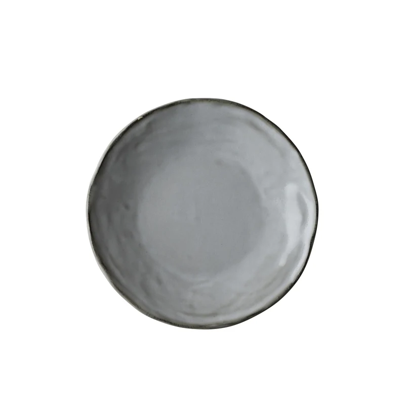 Dutch Rose Organic Gebaksbord Grijs - 17 cm