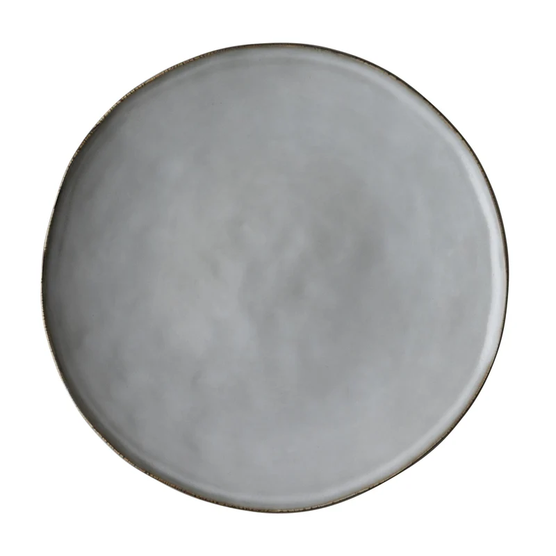 Dutch Rose Organic Dinerbord Grijs - 26,5 cm