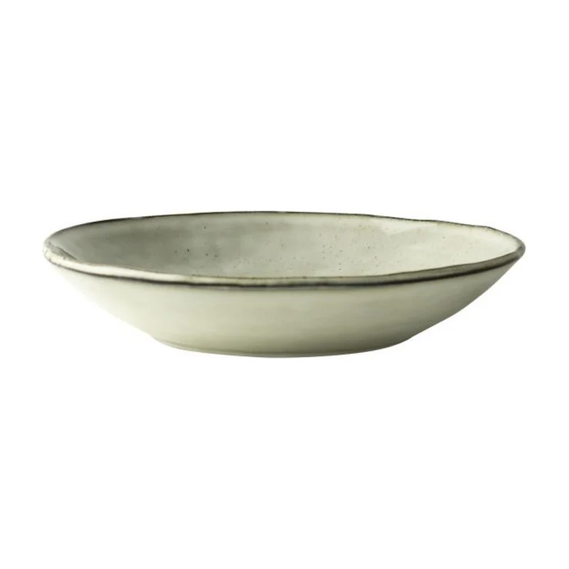 Dutch Rose Organic Diep Bord Crème - 23,5 cm