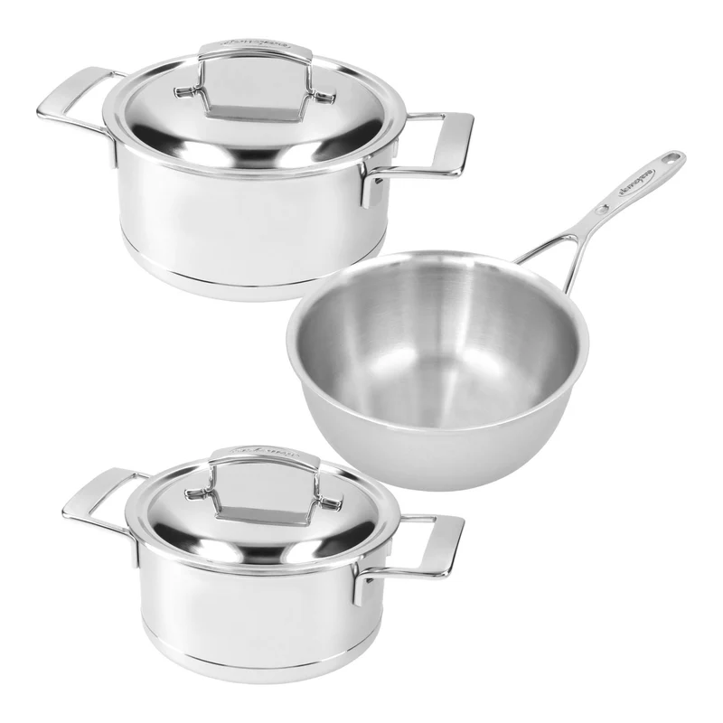 Demeyere Silver 7 Pannen Startset 3-delig