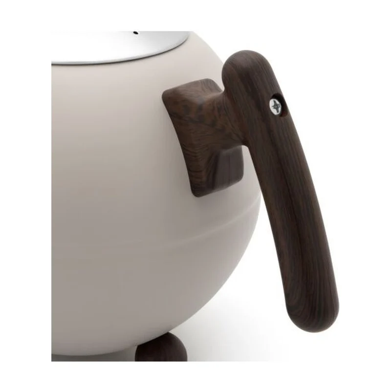 Bredemeijer Duet Bella Ronde Dubbelwandige Theepot Mat Beige - 1,2 liter
