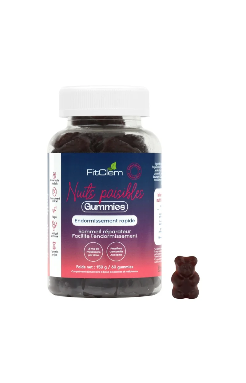 Gummies sommeil - Passiflore & camomille - 3 mois