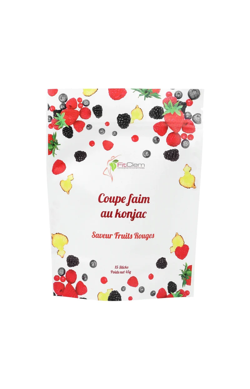 Sticks à boire coupe faim - Fruits rouges - 15 jours