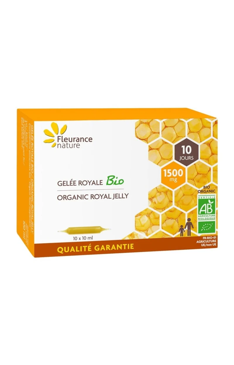 Ampoules à la gelée royale bio - 20 jours