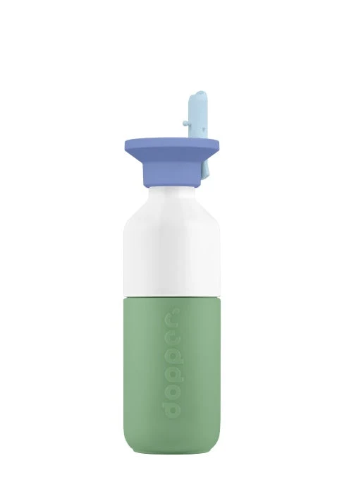 Dopper Steel Fresh Green x Flip Straw - 350 ml