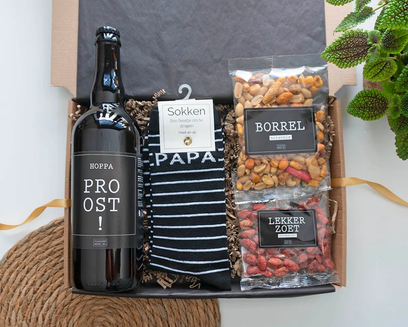 Cadeaupakket - Vaderdag Cadeau - Bier Borrelpakket