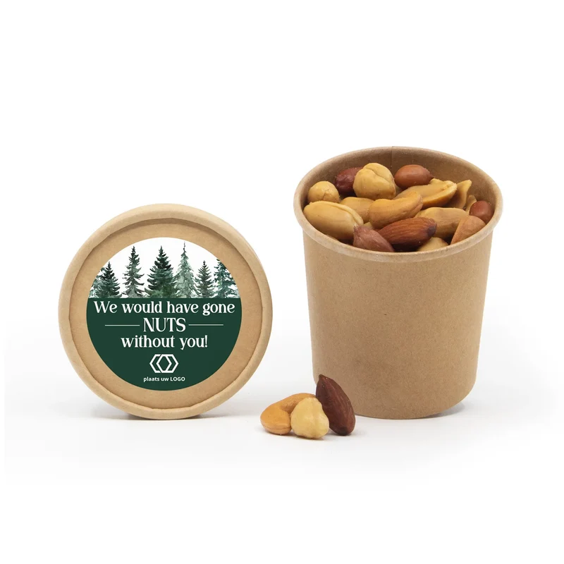Bio kraftbekertje met verse noten - Kerst