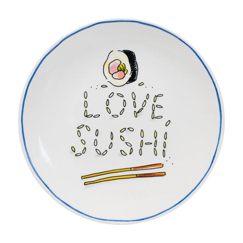 Blond Amsterdam Sushi Bord Love - 18 cm