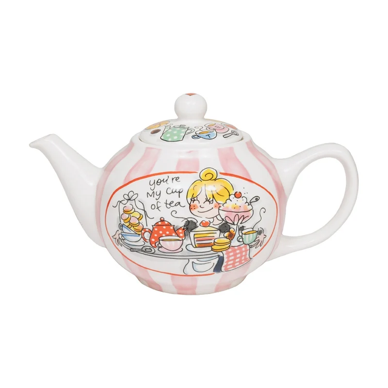 Blond Amsterdam Even Bijkletsen Theepot Time for Tea