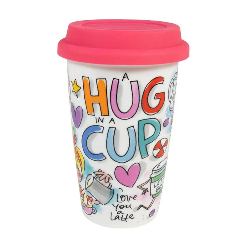 Blond Amsterdam Even Bijkletsen To Go Beker Hug in a Cup - 350 ml