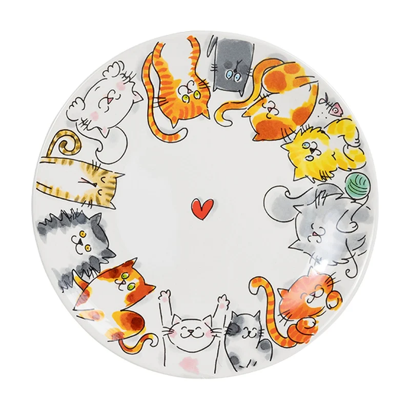 Blond Amsterdam Dieren Bord Cats - 22 cm