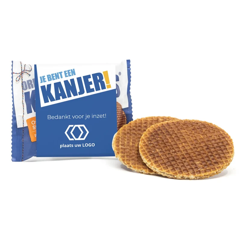 Kanjers Stroopwafels met eigen sleeve - Vrijwilliger