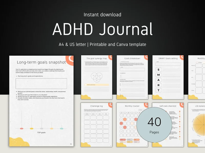 ADHD Planner for Adults