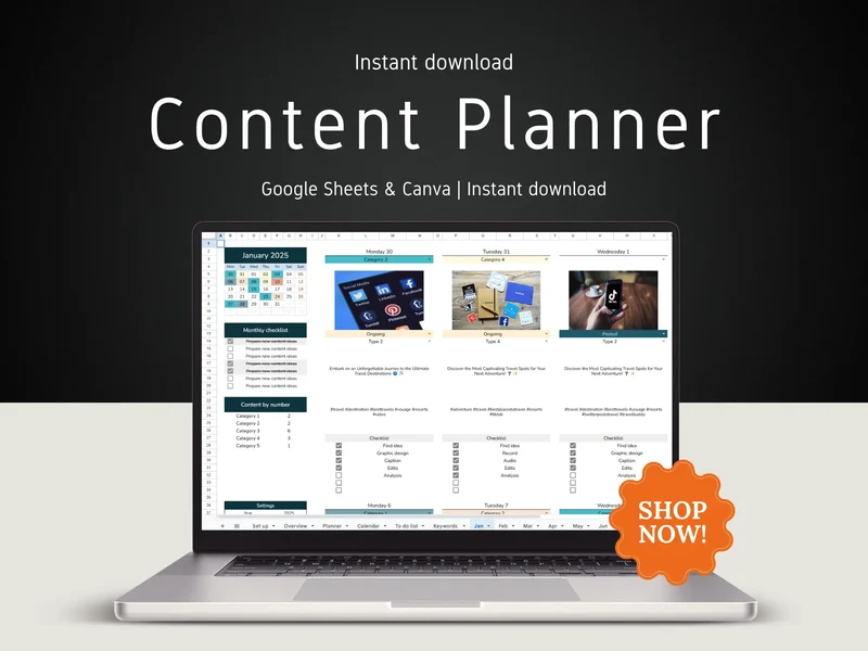 Content Creator Kit 2026/27 (Google Sheets + Canva)