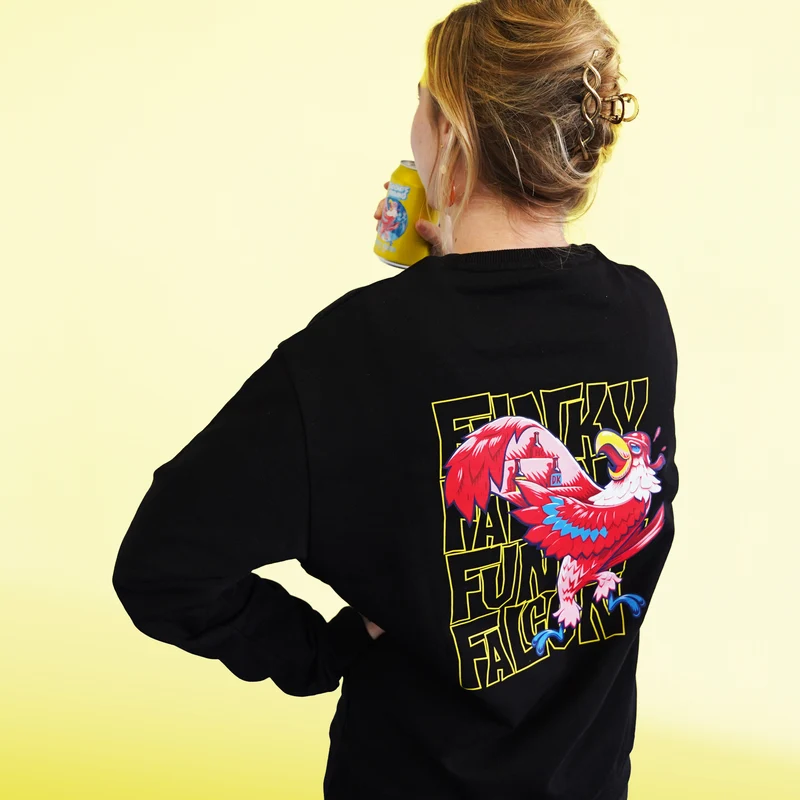 Funky Falcon crewneck