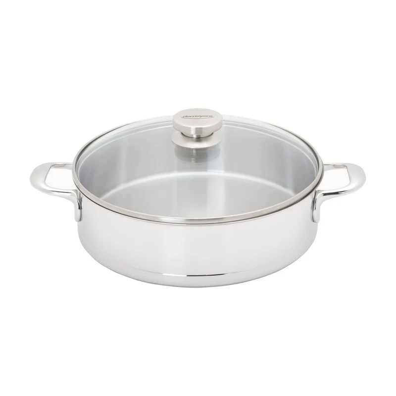 Demeyere Fusion 7 Hapjespan met Glasdeksel - 28 cm