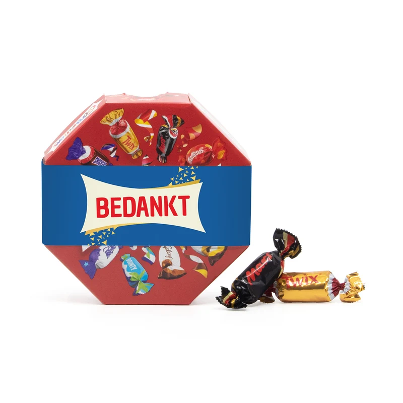 Doos celebrations met eigen sleeve - Bedankje