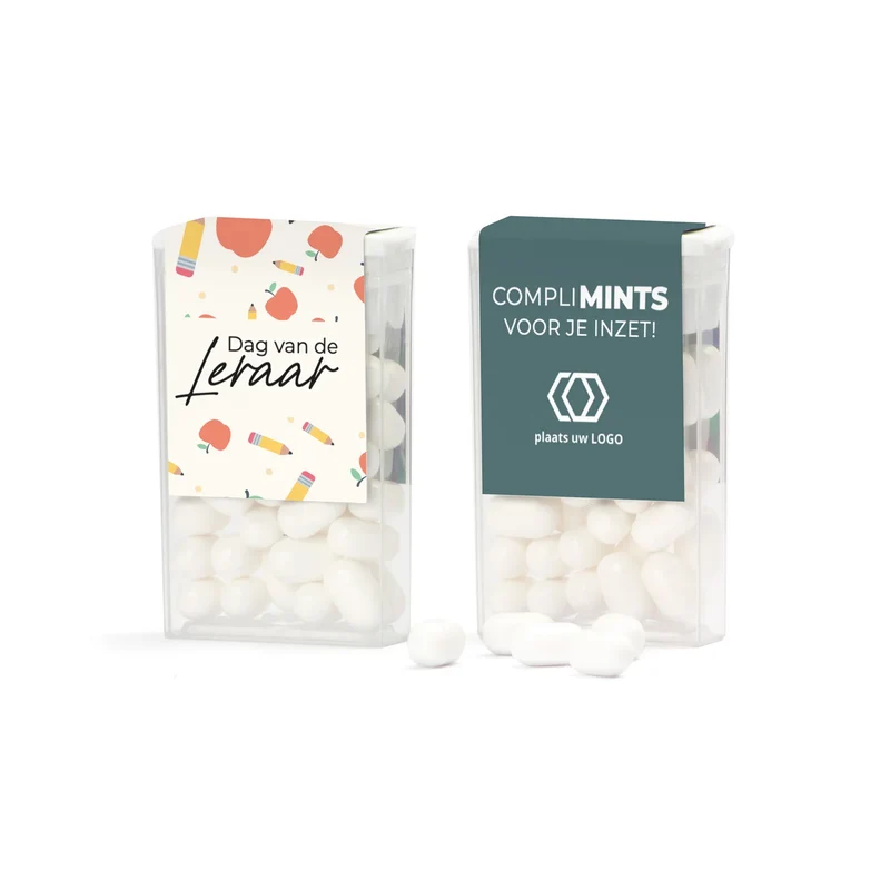 Tic Tac met eigen logo op etiket - Leraar