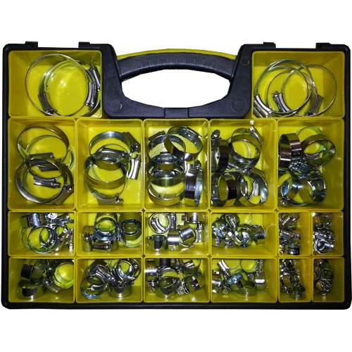 Assortiment Doos met Slangklemmen / 130 st