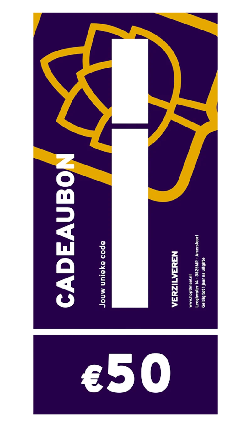 Hoptimaal Cadeaubon