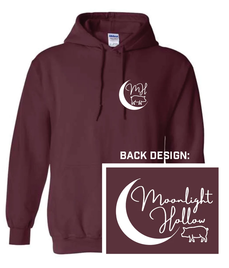 Moonlight Hollow Pig Hoodie
