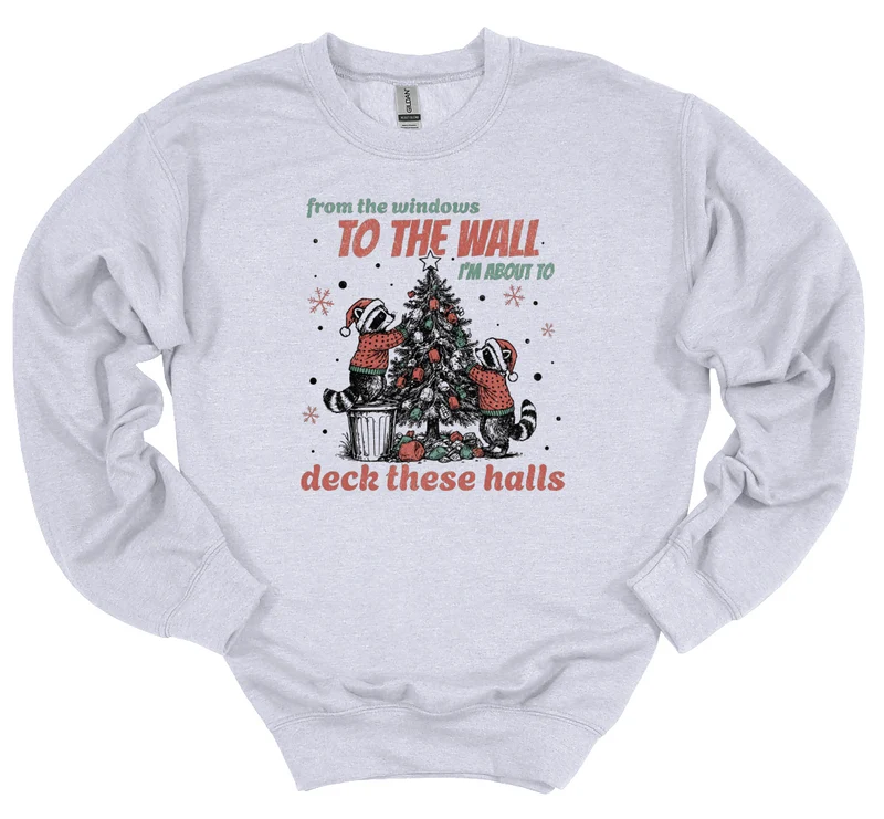 From the Windows - Raccoon Christmas Crew