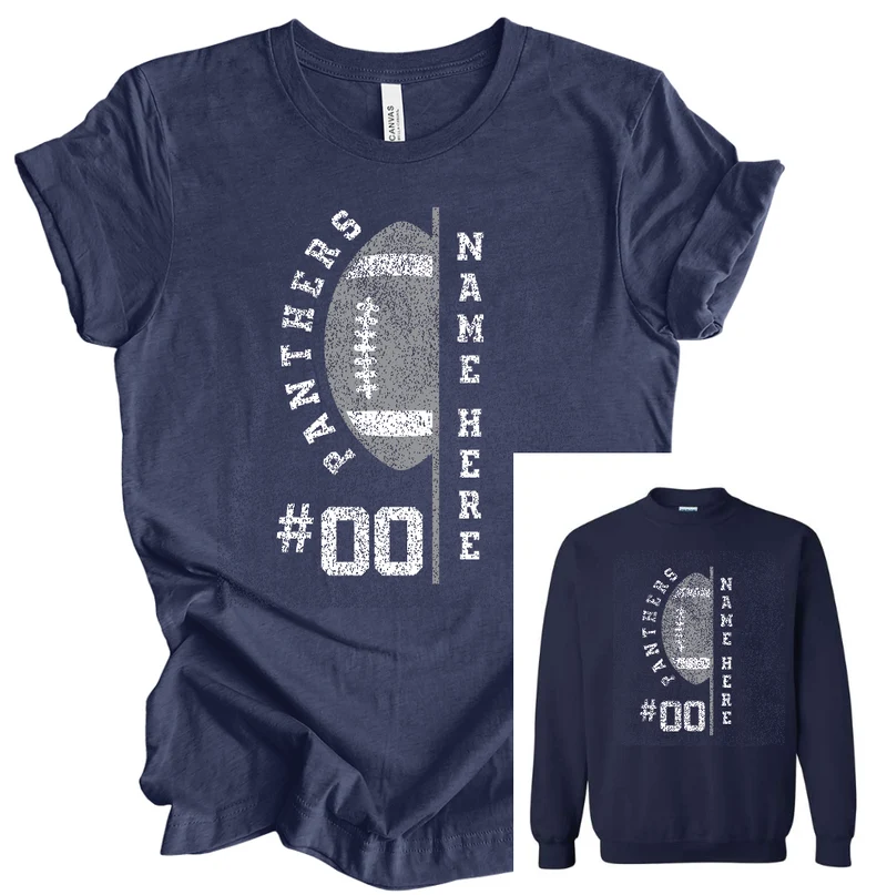 Reitz Football Name & Number - Navy