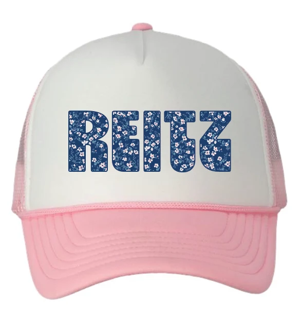 Reitz Floral Pink Hat