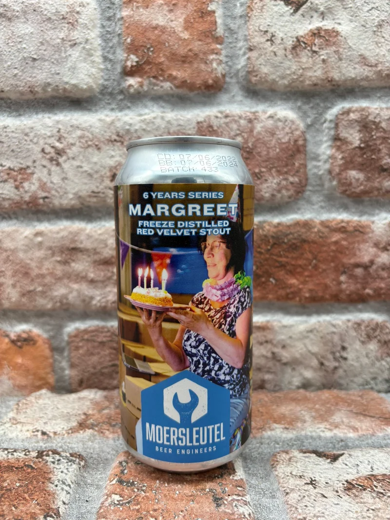 Moersleutel Margreet Free Distilled Red Velvet 2022 Stout - 44 CL