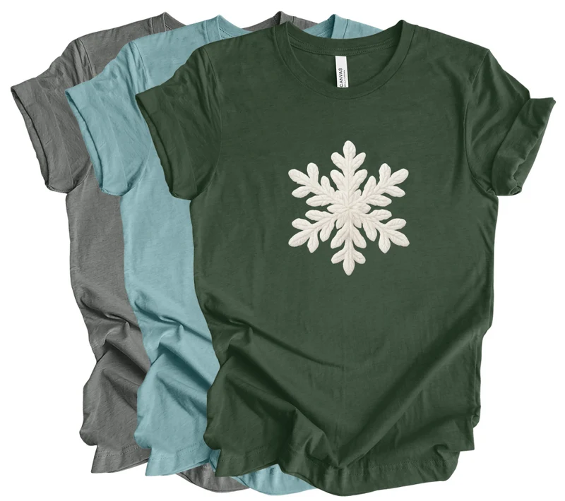 Snowflake - Faux Knitted