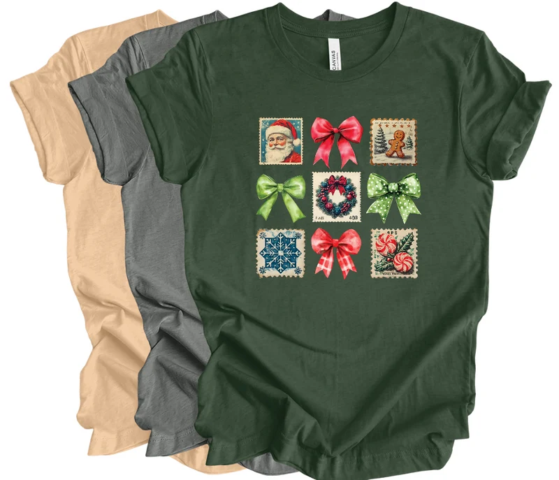 Christmas Stamp Coquette 3x3