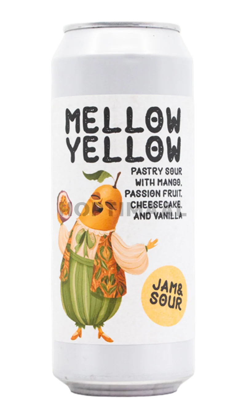 Clef Mellow Yellow, Pastry Sour With Mangos, Passion Fruits, Cheesecake And Vanilla