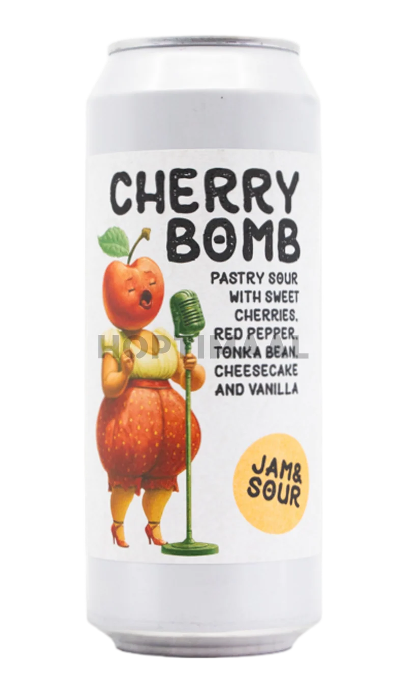 Clef Cherry Bomb, Cheesecake Sour Ale With Cherries, Tonka and Red peppers